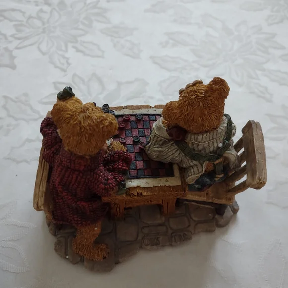 Boyds Bears& Friends Grenville w/ Matthew & Bailey Sunday Afternoon Handmade